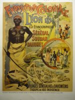 Affiche pour l'Exposition coloniale de Lyon, en 1894